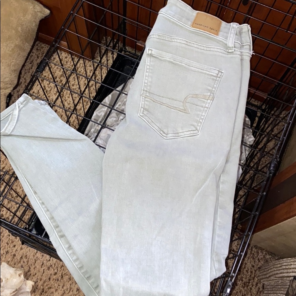Light Army Green Jeans